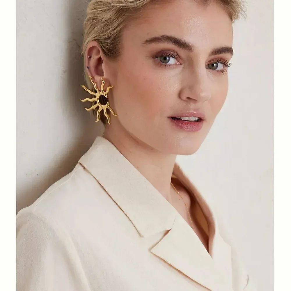 New! Anthro LYNYER Sunshine Earrings